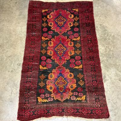 Sale Photo Thumbnail #155: Caucasian Tribal Hand-Knotted Wool Runner Rug