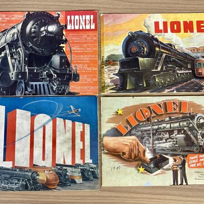 Sale Photo Thumbnail #591: The Lionel Corporation. A Collection of Vintage Lionel Toy Train Catalogs. 1937-1948.