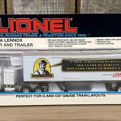 Sale Photo Thumbnail #536: Lionel 6-52091 LCCA Lennox Tractor and Trailer