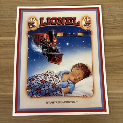 Sale Photo Thumbnail #585: 1992 Lionel Trains Embossed Metal Advertising Sign