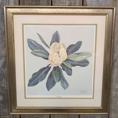 Sale Photo Thumbnail #270: C. Don Ensor Signed Limited Edition Magnolia Print