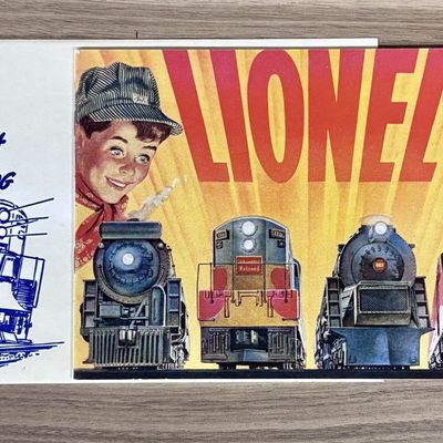 Sale Photo Thumbnail #568: 1954 Lionel Trains Consumer Catalog with Original Mailing Envelope