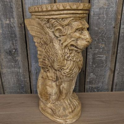 Sale Photo Thumbnail #187: Cast Resin Winged Lion of Saint Mark Pedestal Sculpture