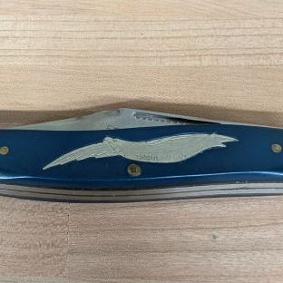 Sale Photo Thumbnail #286: Schrade Walden American Eagle Series John Adams Commemorative Stockman Pocket Knife
