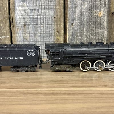 Sale Photo Thumbnail #533: American Flyer S-Gauge New York Central 4-6-4 Hudson Steam Locomotive and Tender Number 326