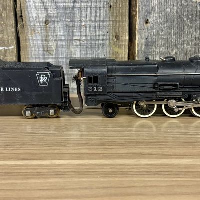 Sale Photo Thumbnail #531: American Flyer S-Gauge 312 Pennsylvania Railroad 4-6-2 K5 Pacific Steam Locomotive and Tender