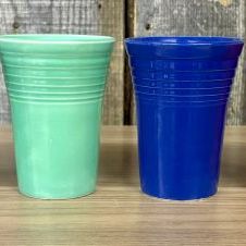 Sale Photo Thumbnail #148: A Set of Four Homer Laughlin Fiesta Ringed Water Tumblers