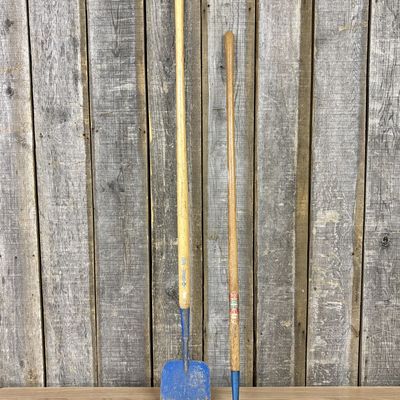 Sale Photo Thumbnail #512: A Pair of Vintage Belknap Blue Grass Long-Handled Garden Tools