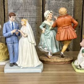 Sale Photo Thumbnail #65: A Collection of Norman Rockwell Inspired Bisque Porcelain Figurines by Gorham and The Norman Rockwell Museum