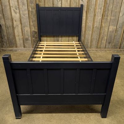 Sale Photo Thumbnail #166: Pottery Barn Kids Camp Navy Blue Twin Bed