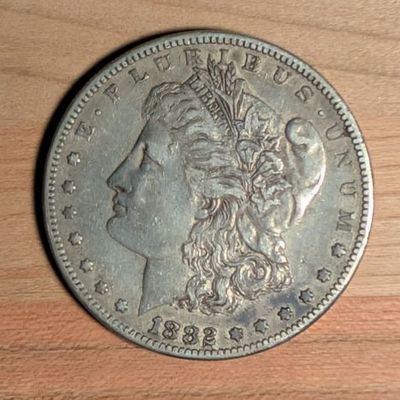Sale Photo Thumbnail #314: 1882-S US Morgan Silver Dollar