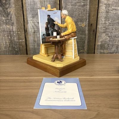 Sale Photo Thumbnail #59: Norman Rockwell Museum Outward Bound Limited Edition Porcelain Figurine