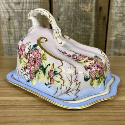 Sale Photo Thumbnail #17: American Limoges China Company Porcelain Covered Cheese Dish