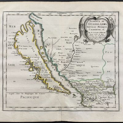 Sanson - Map of California as an Island