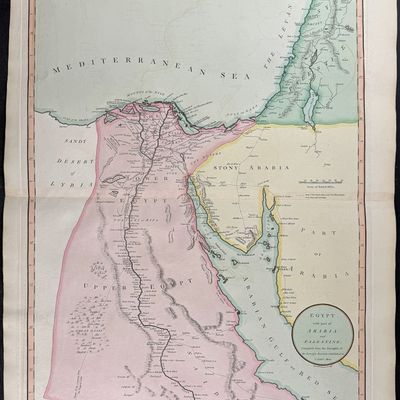Laurie & Whittle - Map of Egypt [Egypt, with Part of Arabia and Palestine. From the Draughts of the Scientific Institute at Cairo]