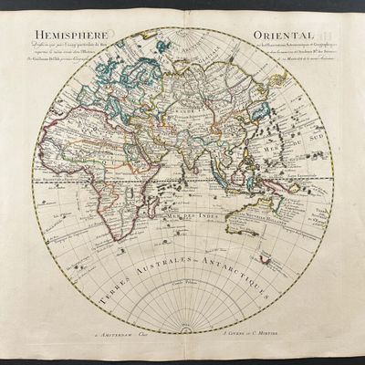 De L'Isle - Map of the Eastern Hemisphere (Ancient World with Europe, Asia, Africa, and part of New Holland or Australia)