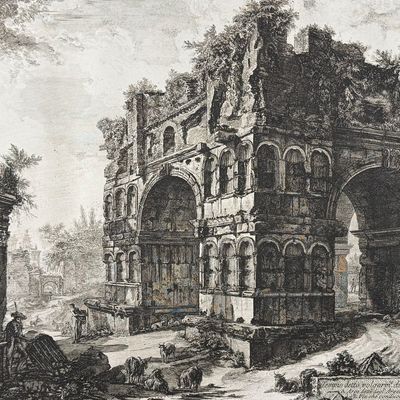 Piranesi, Folio - Temple commonly called that of Janus [Tempio detto volgarinte di Giana]