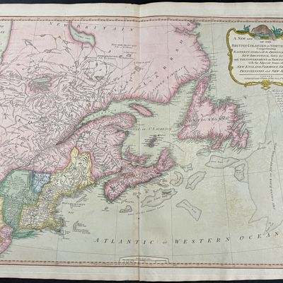 Laurie & Whittle - Map of the United States [The British Colonies in North America]