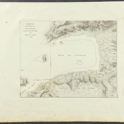 Peron & Freycinet - Map of Australia (Baie du Coupang) [Australia, New Holland]