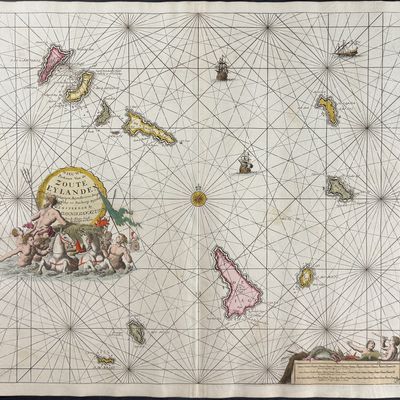 Van Keulen, Rare - Map of the Cape Verde Islands