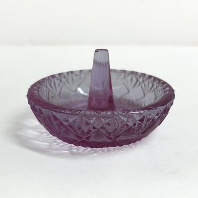 Sale Photo Thumbnail #500: AVON AMETHYST GLASS RING HOLDER VINTAGE