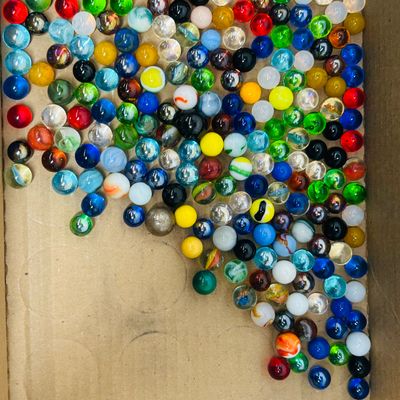 Sale Photo Thumbnail #241: VARIOUS MANUFACTURERS GLASS MARBLES 20TH CENTURY