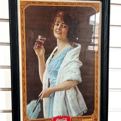 Sale Photo Thumbnail #326: COCA-COLA REPRODUCTION PRINT, LATE 20TH CENTURY
