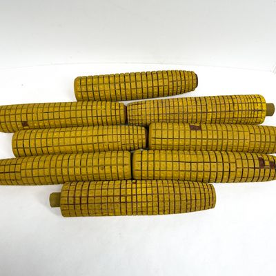 Sale Photo Thumbnail #285: COBB CO. WOODEN CORN DECOYS, MID-20TH CENTURY