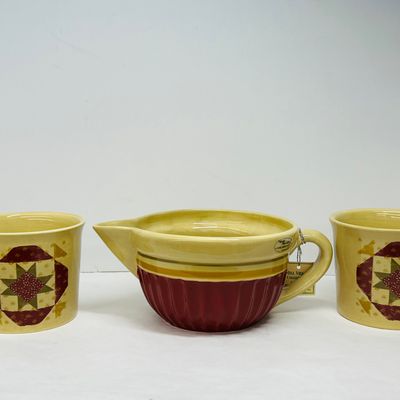 Sale Photo Thumbnail #118: PARK DESIGNS MILL VILLAGE EARTHENWARE SET
