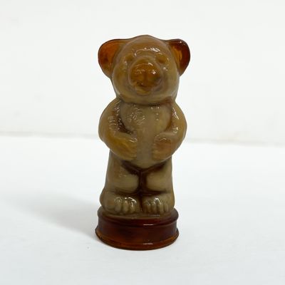 Sale Photo Thumbnail #411: BOYD CARAMEL SLAG GLASS BEAR
