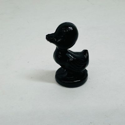 Sale Photo Thumbnail #91: BOYD EBONY GLASS DUCK FIGURINE