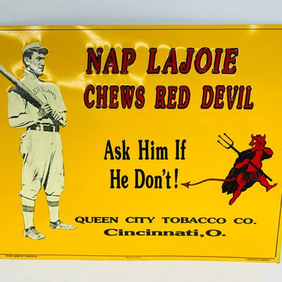 Sale Photo Thumbnail #257: DESPERATE SIGN CO. METAL LAJOIE SIGN