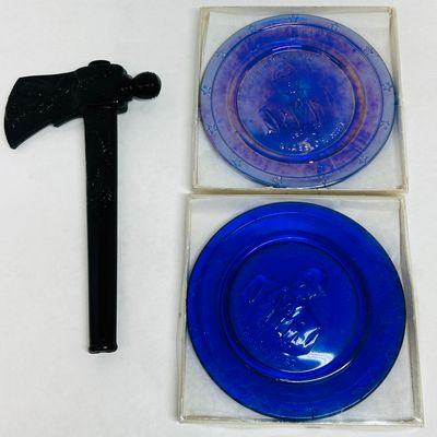 Sale Photo Thumbnail #27: BOYD TOMAHAWK AND PLATES, CIRCA 1988