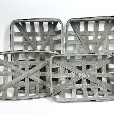 Sale Photo Thumbnail #286: CWI GIFTS WOOD TOBACCO BASKETS, CONTEMPORARY