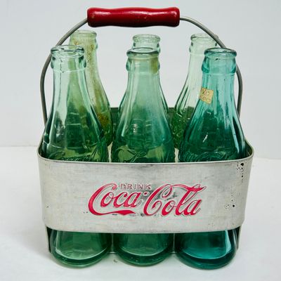 Sale Photo Thumbnail #221: COCA-COLA ALUMINUM BOTTLE CARRIER