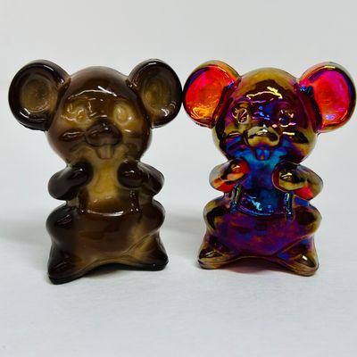 Sale Photo Thumbnail #7: BOYD GLASS WILLIE THE MOUSE CARNIVAL