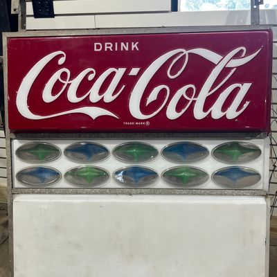 Sale Photo Thumbnail #511: WESTINGHOUSE COCA-COLA VENDING MACHINE PANEL 1960S
