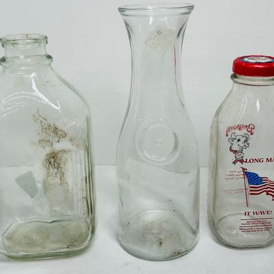 Sale Photo Thumbnail #240: BROGUIERE'S DAIRY GLASS VESSELS, 1990S