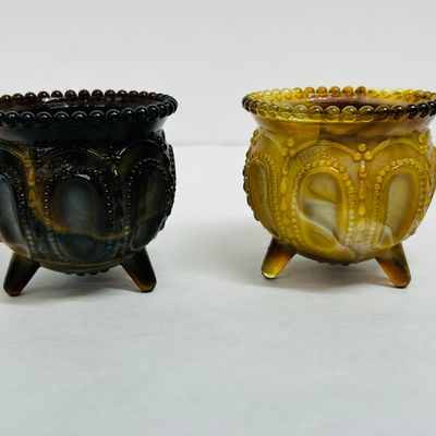 Sale Photo Thumbnail #17: BOYD SLAG GLASS GYPSY POTS, 1970S