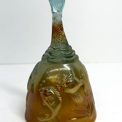 Sale Photo Thumbnail #441: FENTON ATLANTIS CARNIVAL GLASS BELL