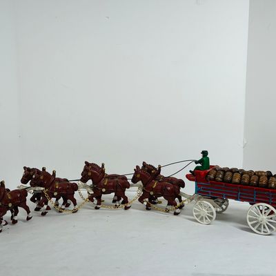Sale Photo Thumbnail #248: BUDWEISER EIGHT HORSE CLYDESDALE WAGON