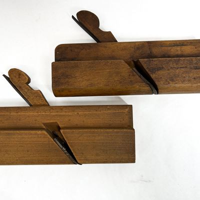 Sale Photo Thumbnail #314: PAIR OF WOODEN MOLDING PLANES, 19TH CENTURY