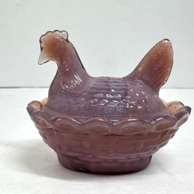Sale Photo Thumbnail #69: MINI BOYD LAVENDER HEN ON NEST