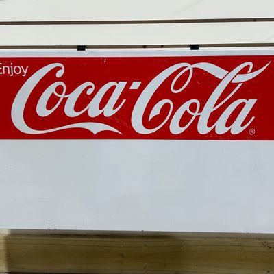 Sale Photo Thumbnail #467: COCA-COLA METAL PRIVILEGE PANEL, 1970S