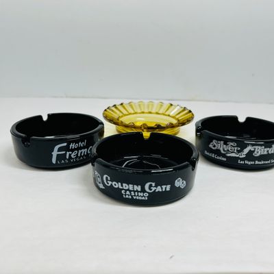 Sale Photo Thumbnail #42: LAS VEGAS CASINOS, GLASS ASHTRAYS, 20TH CENTURY