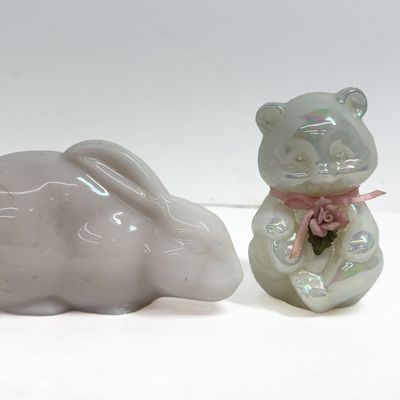 Sale Photo Thumbnail #359: FENTON GLASS ANIMAL FIGURINES 1990S
