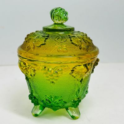 Sale Photo Thumbnail #230: JEANNETTE GLASS HARVEST GRAPE DISH, 1950S