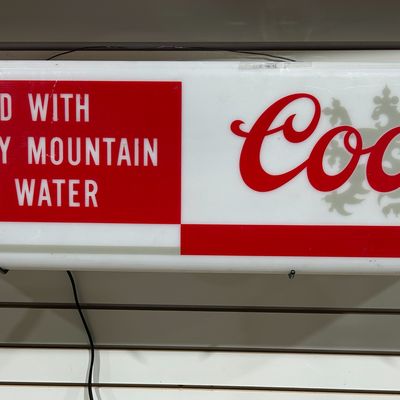Sale Photo Thumbnail #465: NEON PRODUCTS COORS METAL SIGN, 1960S