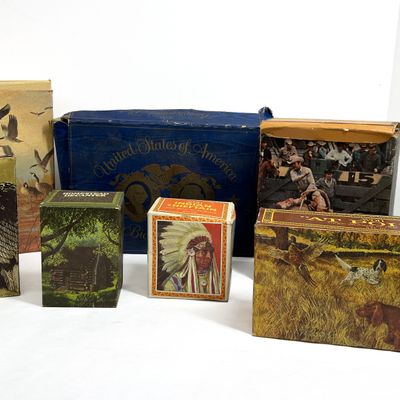 Sale Photo Thumbnail #490: AVON FRAGRANCE BOXES, CARDBOARD, 1970S
