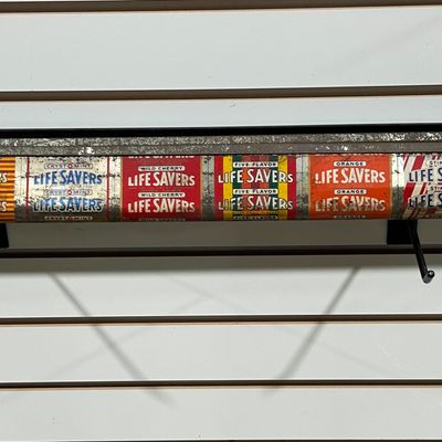 Sale Photo Thumbnail #470: LIFE SAVERS TIN DISPLAY RACK, 1950S